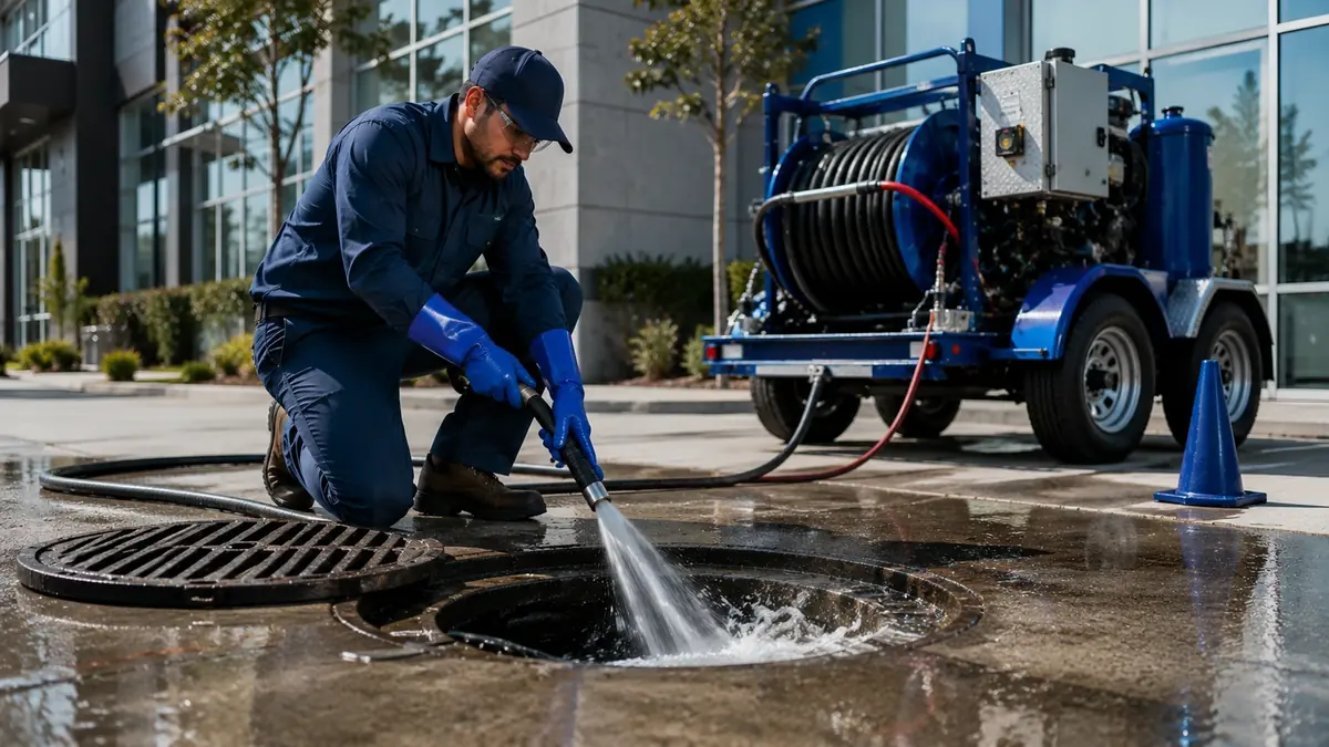 Commercial Hydro Jet Drain Cleaning in Orinda