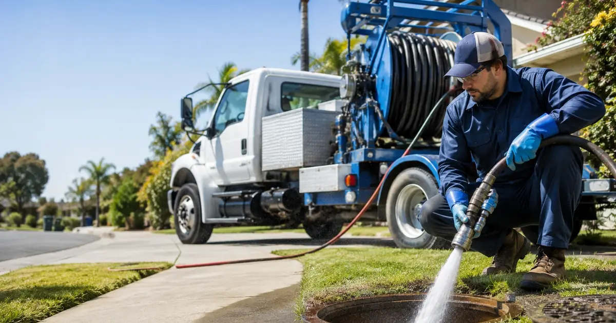 Hydro jet sewer cleaning Orinda