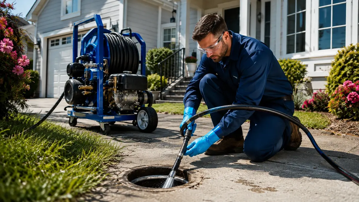 Residential Hydro Jet Drain Cleaning in Orinda