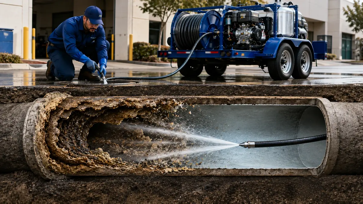 Sewer Pipe Descaling in Orinda